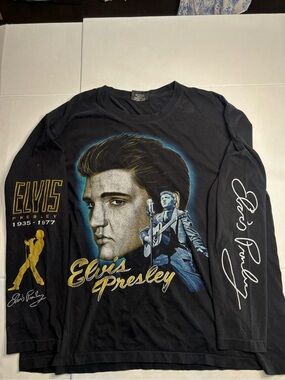Vintage 80s/90s Elvis Presley Long Sleeve  XXL - Jays Rock